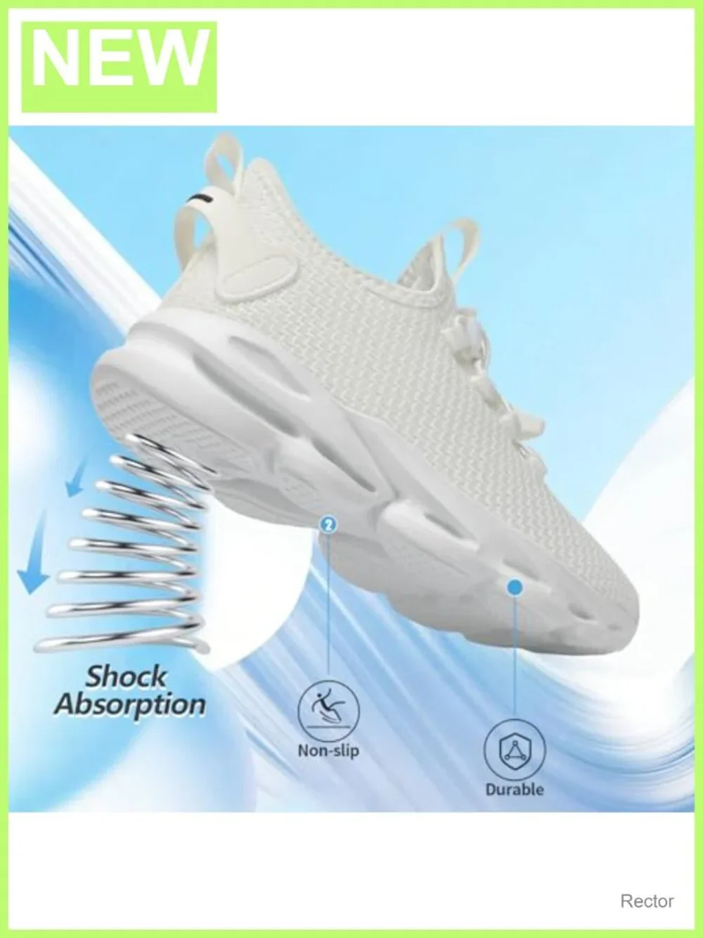 Kids Sneakers Lightweight Slip On Bungee Lace Athletic Running Tennis Shoes